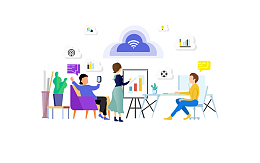 2.5D商务矢量人物立体插画