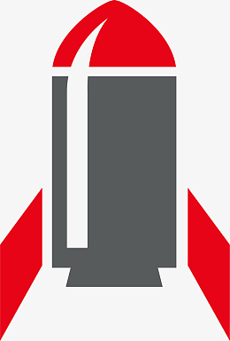 发射的手绘军事化导弹