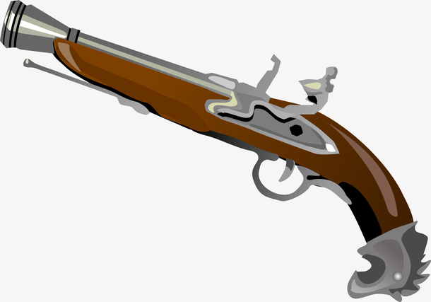 矢量手绘火枪