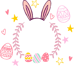 复活节手绘彩蛋装饰