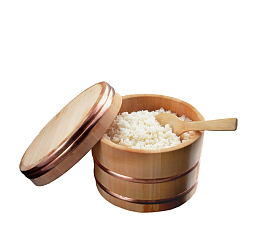 天然健康木桶蒸饭PNG