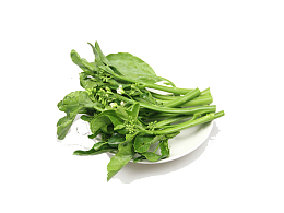 盘装芥蓝绿色
