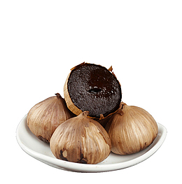 美味独头黑蒜PNG