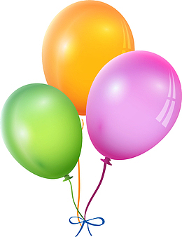 儿童节美丽的气球