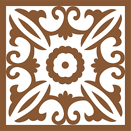 方形的古典古风窗棂