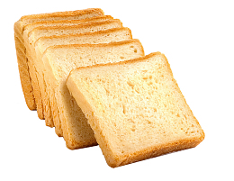 实物美食方形切片面包