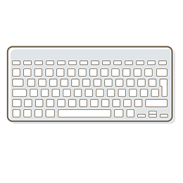 唯美淡蓝键盘清新卡通