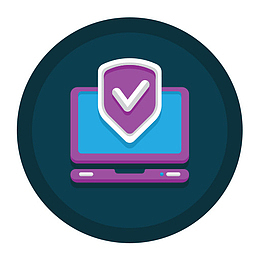 打勾虚拟主机平面图标