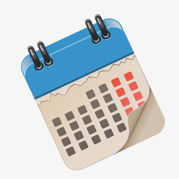 卡通日历矢量图下载