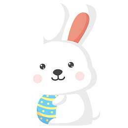 可爱小白兔