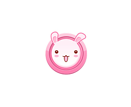 粉嫩小兔子图标