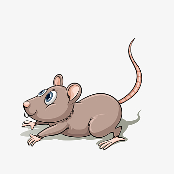 手绘卡通老鼠素材_手绘卡通老鼠图片元素-觅元素