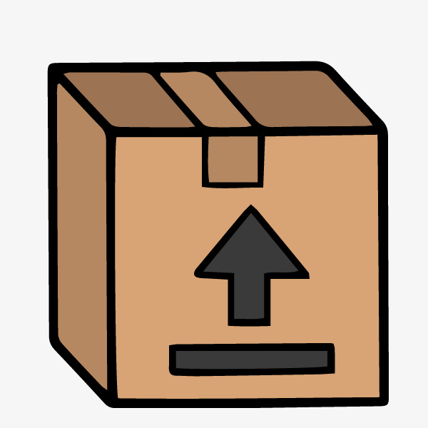 向上箭头图标快递包裹