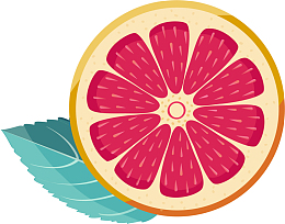 红色扁平美味血橙