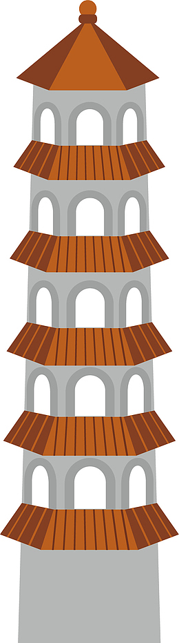 高塔云南城市古城