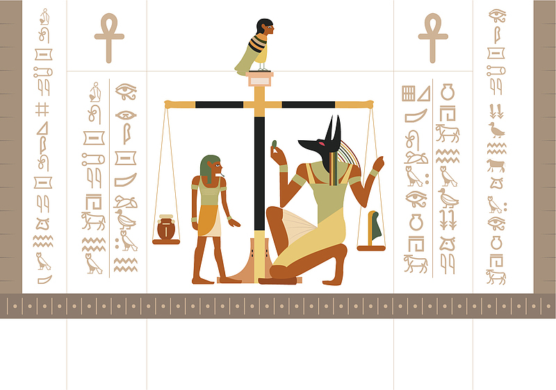 古老的埃及文明文字