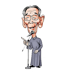相声小品传统相声卡通风格曲艺逗