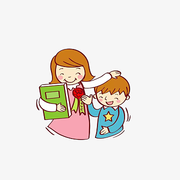 卡通良好师生关系素材