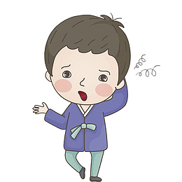 疑惑的男孩