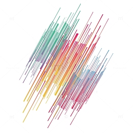 线性直线彩色几何