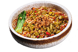 酸菜炸酱面PNG
