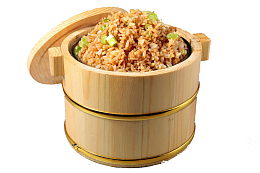 天然美味木桶炒饭PNG