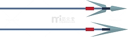 箭矢矢量卡通捕鱼