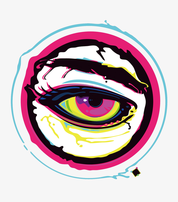 矢量卡通手绘眼睛