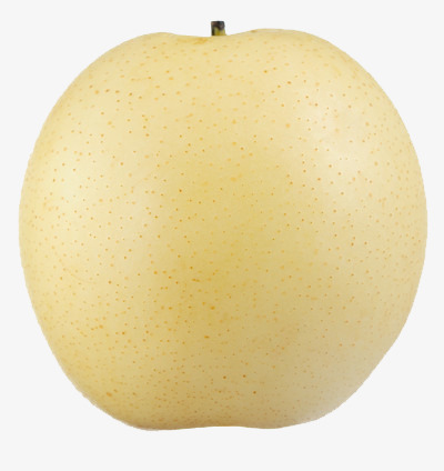 一个新鲜的白鸭梨