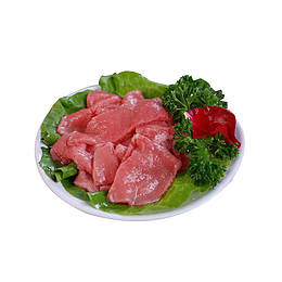 嫩牛肉 生菜 五星级 圆形餐盘