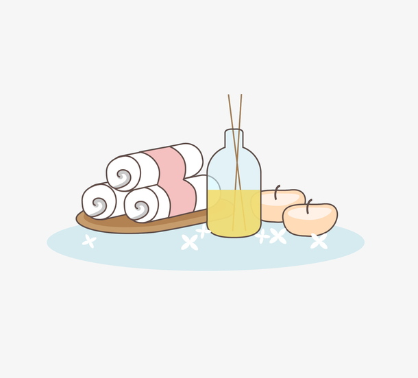 女士香薰卡通图案