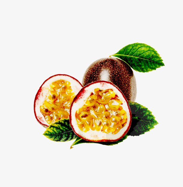 美味百香果插画免抠