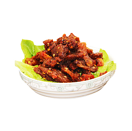 产品实物生菜麻辣鸡块