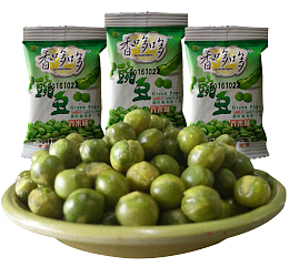 特产小吃零食散装蒜香豌豆
