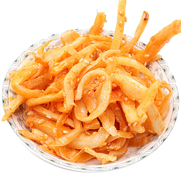 香辣咸菜微距特写
