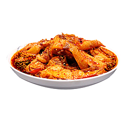 产品实物特色菜麻辣鸡块