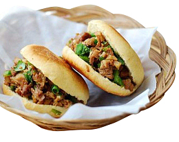 馍香肉酥陕西名吃白吉馍