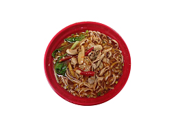红色碗美味泡椒鸡杂