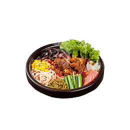 牛肉玉米湖南米粉美食