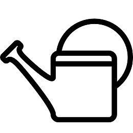 洒水壶图标