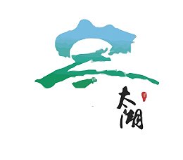 太湖旅游景点矢量LOGO