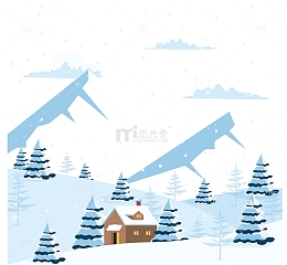 美丽的雪山