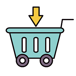 一个加入购物车的图标