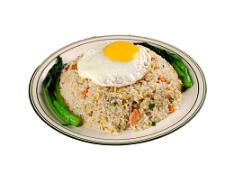 鸡蛋可口火腿炒饭