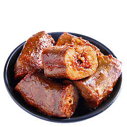 美味的酱香鸭脖实物图