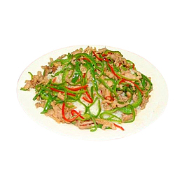 青椒肉丝 大盘装 有食欲
