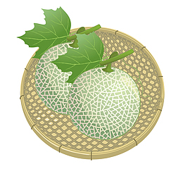 卡通哈密瓜设计素材