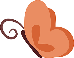 矢量图红色漂亮蝴蝶