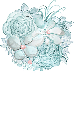 手绘花朵