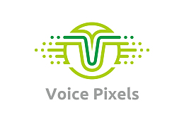 黄绿色简约字母logo